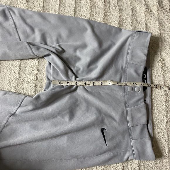 NIKE Vapor Pro Mens Wolf Gray Baseball Pants Mens Size Medium - Picture 13 of 14